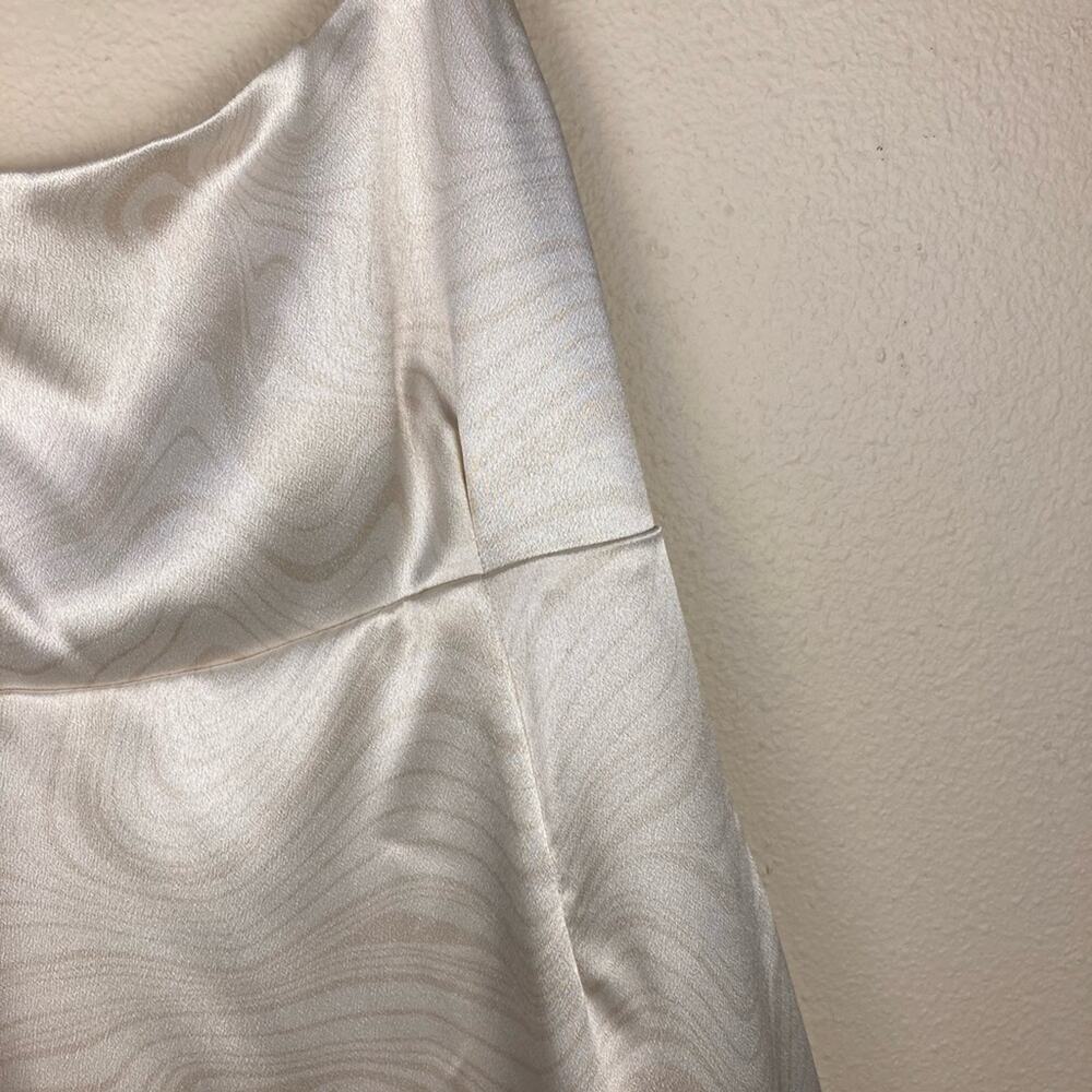 Wild Fable Woman’s Sundress Size Large Off White Swirly Print Lined - Picture 2 of 6